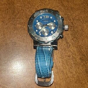 Unisex Immersion Maui  chronograph blue dial watch 38mm A3